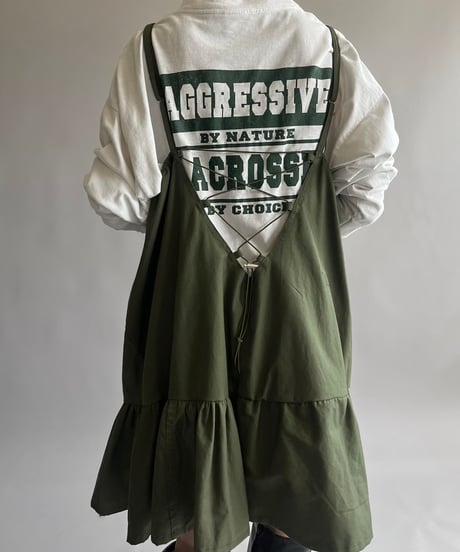 【RE;CIRCLE】 RE ARMY Back Lace Up Camisole / 250508-004
