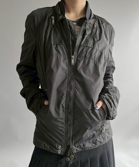 【USED】 DIESEL Multi Zip Design Nylon Jacket/MS2510-007