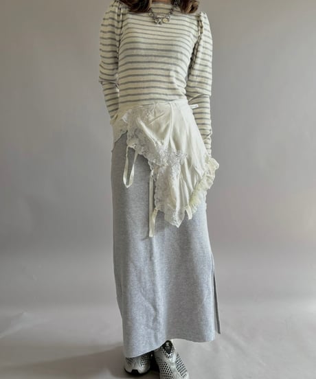 【RE;CIRCLE】 RE Border Top/ 260402-015