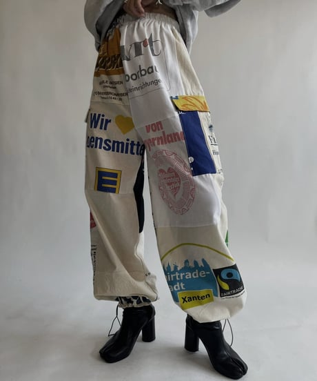 【RE;CIRCLE】 RE Eco-Friendly Bag Draw Cord Pants / 220825-022