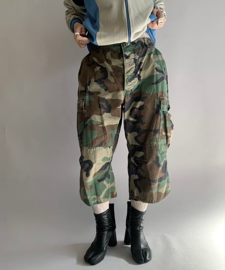 【USED】 US. Army BDU Pants Cut Off / 241116-024