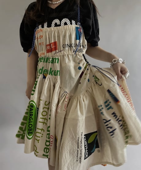 【RE;CIRCLE】RE Eco-Friendly Bag Code Camisole Middle One-piece / 240516-030