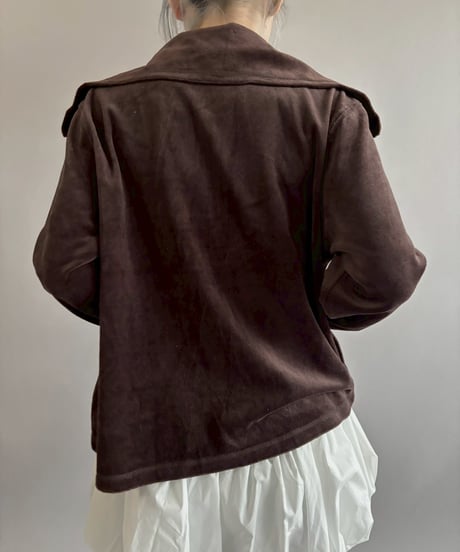 【USED】 Zip-up Velour Jacket/ 260328-016