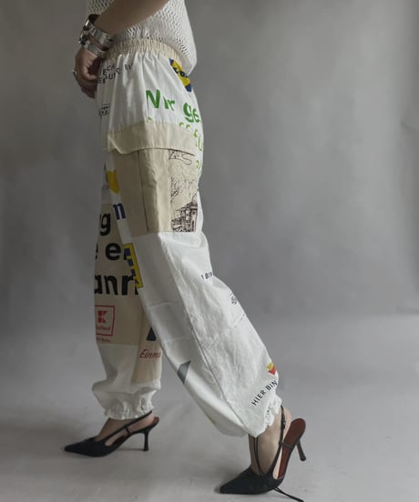 【RE;CIRCLE】RE Eco-Friendly Bag Rraw Cord Pants / 230427-018