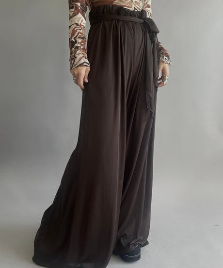 【USED】 Dressbarn Collection Sheer Wide Pants/24302-005