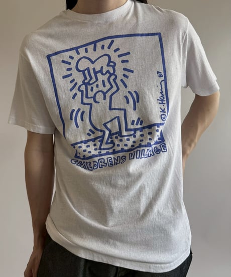 【USED】 Made in USA 87's Hanes KEITH HARING  T-Shirt /250621-032