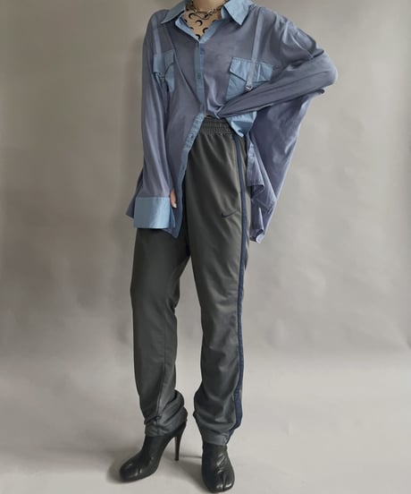 【USED】 Nylon See-through Shirt / 230218-012