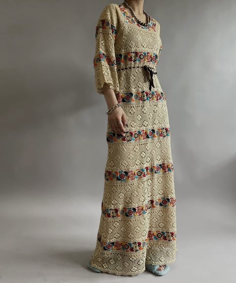 【USED 】Patterned Long One-Piece /240511-003