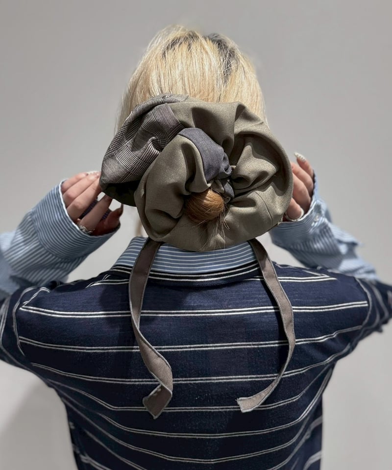 RE;CIRCLE】 RE Suit Scrunchie / 260219-001 | T