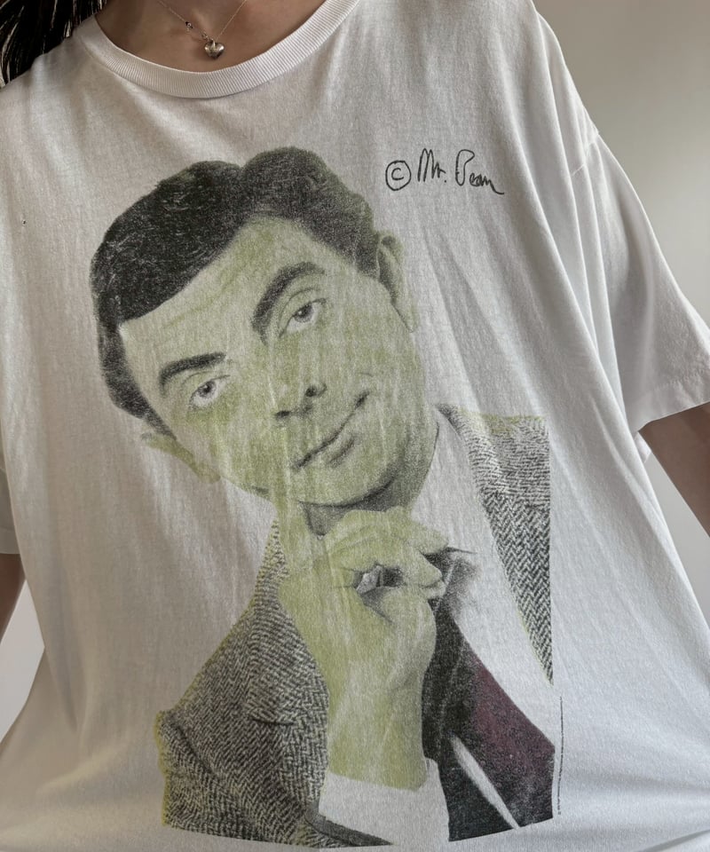 USED】 Made in USA 80~90's Mr. Bean T-Shirt /25