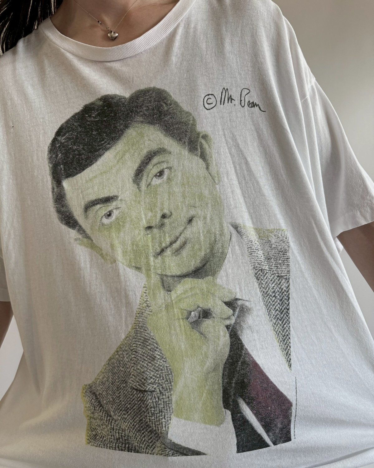 USED】 Made in USA 80~90's Mr. Bean T-Shirt /25