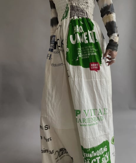【RE;CIRCLE】RE Eco-Friendly Bag Shirring One-piece / 230327-019