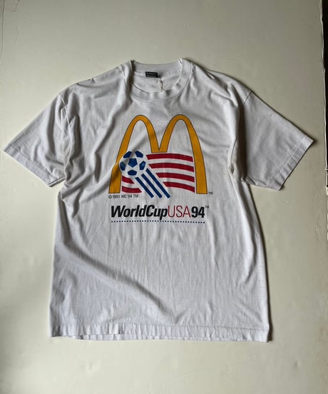 【USED】 Made in USA Screen Stars Vest 94's WORLD CUP T-Shirt /240729-088