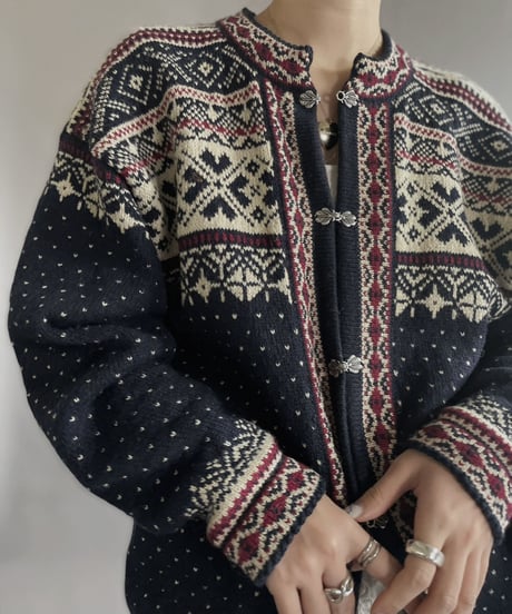 【USED】 Tyrolean Knit Cardigan / 230121-025