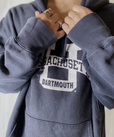 【USED】  Champion Reverse Weave Hoodie MASSACHUSETTS/210902-043