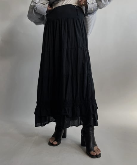 【USED】 Cotton Long Skirt / 220423-032