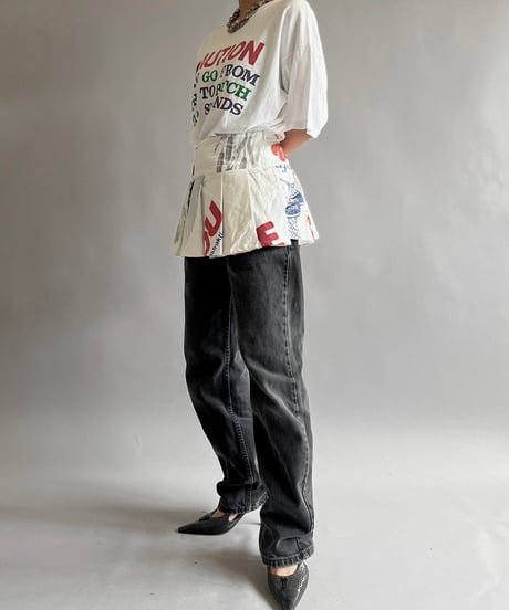【RE;CIRCLE】RE Eco-Friendly Bag Pleats Mini Skirt/ 240905-009