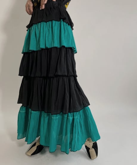 【RE;CIRCLE】 RE Indian Cotton Skirt / 220503-020