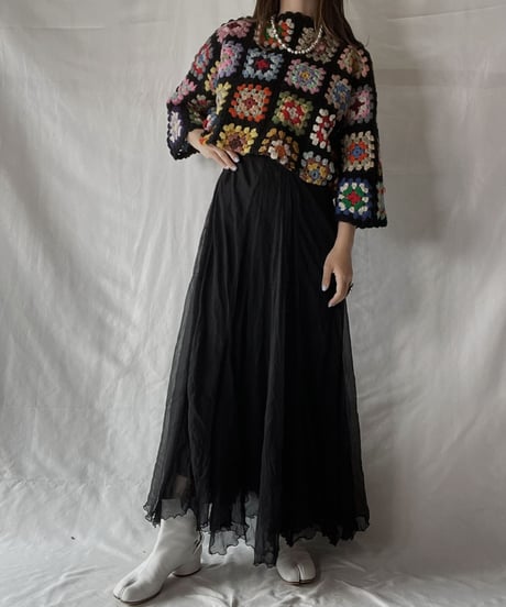 【RE;CIRCLE】 RE Granny Knit Top⑦/211014-007