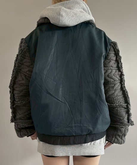 【RE;CIRCLE】 RE MA1 × Alan Knit Jacket / 251225-006