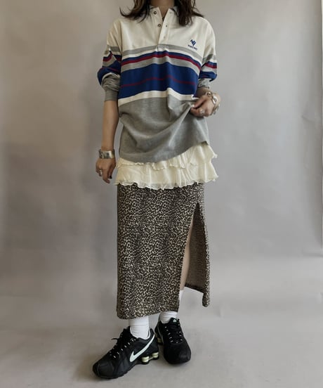 【USED】    Knncwel L/S Polo Shirt / 230610-005