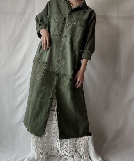 【RE;CIRCLE】  RE Fatigue One-piece Shirt②/20210819-045