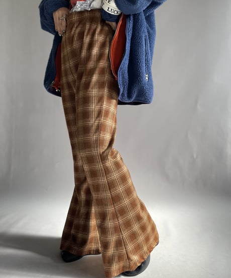 【USED】 Checked Pants / 221217-020