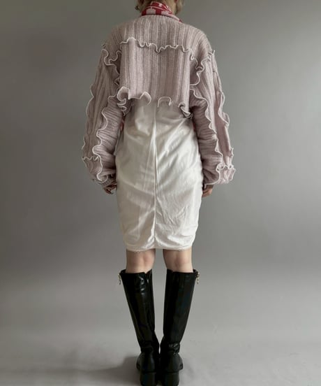 【RE;CIRCLE】 RE Mellow Ribbon Knit Top + Tie / 260122-008
