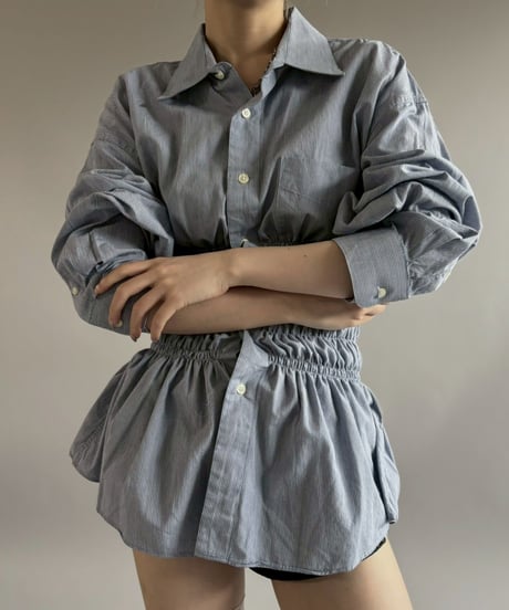 【RE;CIRCLE】 RE Shirring Shirt / 260504-002