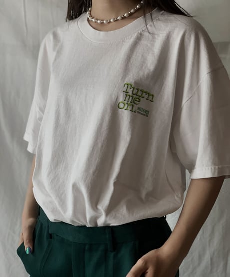【USED】S/S T-shirt MIDORI margarita /210602-003