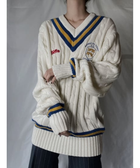 【USED】  Acrylic L/S Knit/220127-017