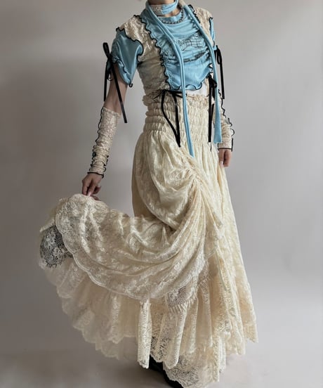 【RE;CIRCLE】 RE Mellow Top + Arm + Tie  / 250710-016