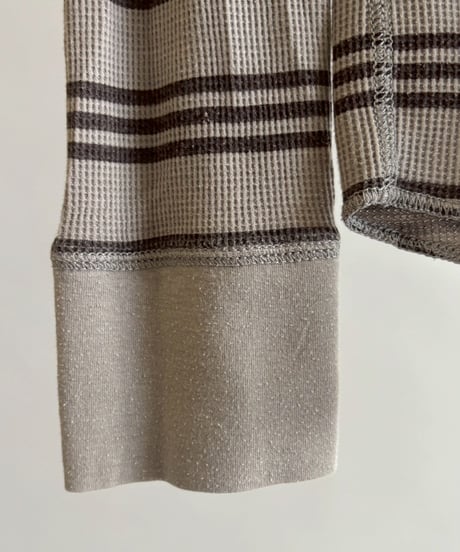 【USED】 GAP Border Pattern Thermal Top / 260613-004