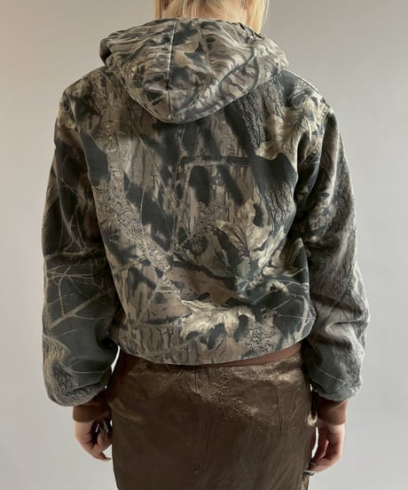 【USED】 Real Tree Camo Padded Zip Parka /251101-017