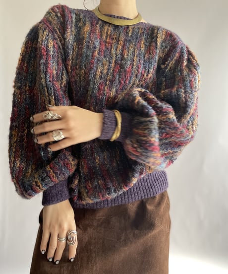【USED】 Hewlett Knitting Mills Knit Sweater  / 221217-017