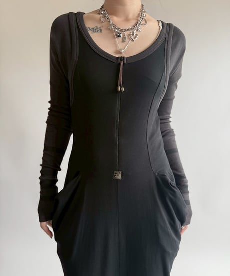 【USED】 Cop.Copine Asymmetry Design L/S One-Piece   /250412-028