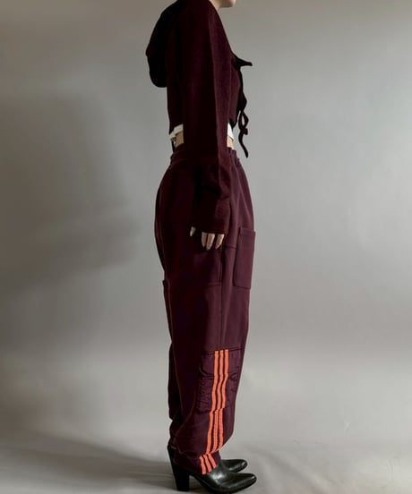 【RE;CIRCLE】 RE Hooded Acrylic Short Cardigan / 260205-011