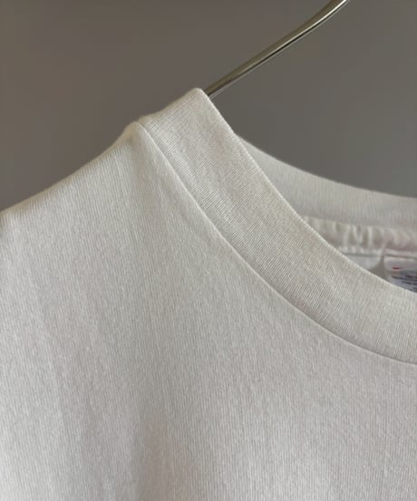 【USED】 97's Made in USA Hanes Baseball Newspaper T-Shirt / 260607-027