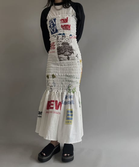 【RE;CIRCLE】RE Eco-Friendly Bag Shirring Tube Top / 230622-027