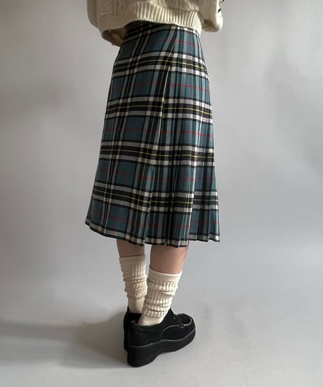 【USED】 Made in Scotland Kilt Skirt /250213-012