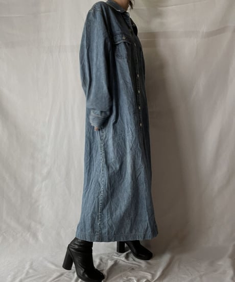 【USED】  Denim L/S One-piece/211014-054