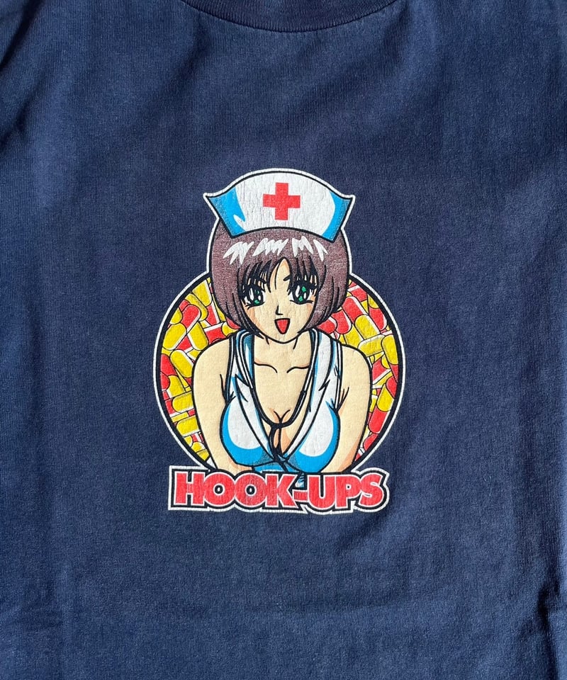 USED 】Made in USA HOOK-UPS T-Shirt /240429-113