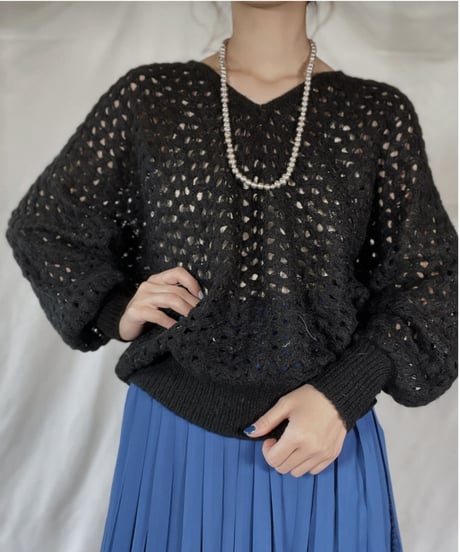 【USED】   Knit L/S Top /211216-029
