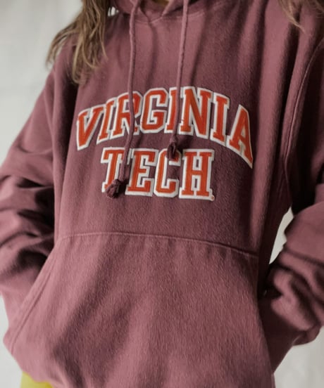 【USED】  Champion Reverse Weave Hoodie VIRGINIA TECH/211116-043