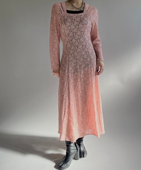 【USED】 Flower Pattern Long One-Piece /250111-027