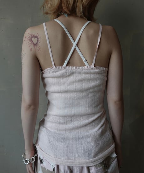 【RE;CIRCLE】 Re Embroidered Camisole Top  /  250724-014