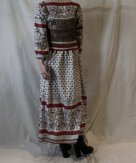 【USED】Crochet No Sleeve Knit Top/210217-059