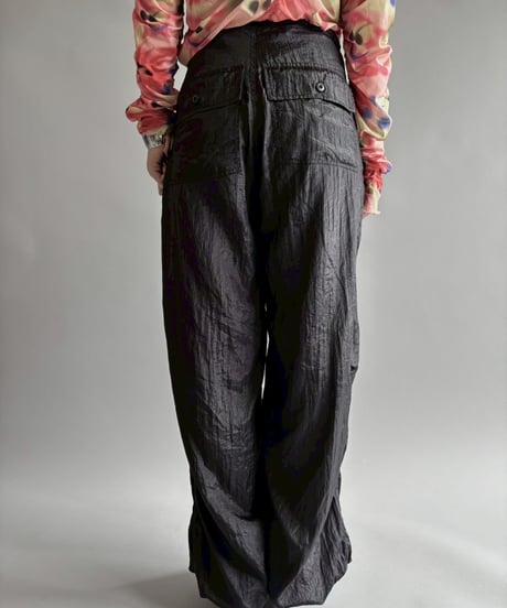 【USED】  Design nylon Pants / 250920-028