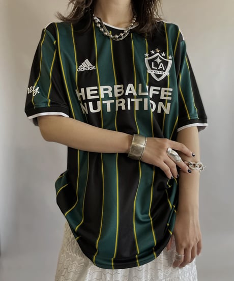 【USED】    adidas LA GALAXY Game Shirt / 230610-019