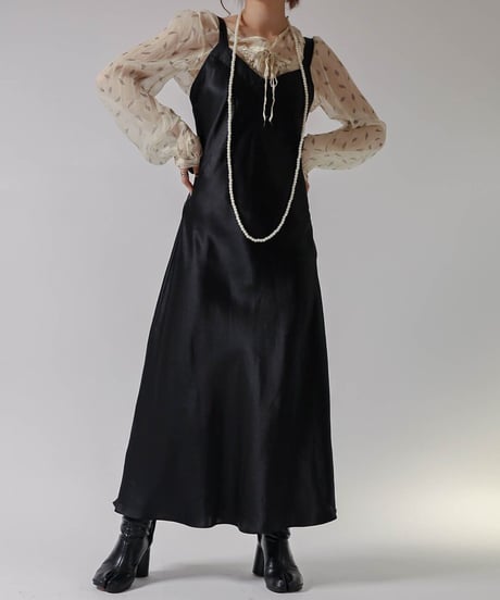 【USED】Satin Camisole Dress / 220324-011